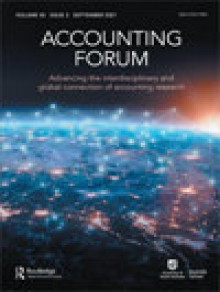 Accounting Forum期刊