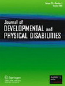 Journal Of Developmental And Physical Disabilities期刊