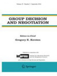 Group Decision And Negotiation期刊