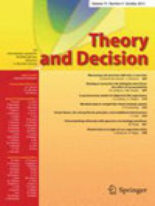 Theory And Decision期刊