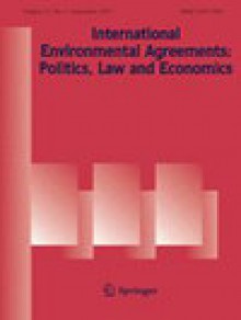 International Environmental Agreements-politics Law And Economics期刊