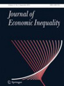 Journal Of Economic Inequality期刊