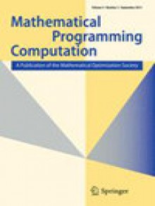 Mathematical Programming Computation期刊