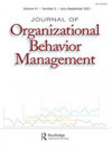 Journal Of Organizational Behavior Management期刊