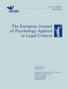 European Journal Of Psychology Applied To Legal Context