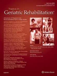 Topics In Geriatric Rehabilitation期刊