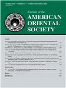 Journal Of The American Oriental Society期刊