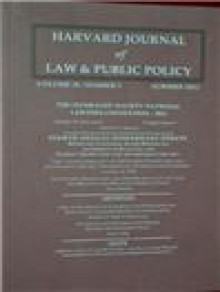 Harvard Journal Of Law And Public Policy期刊