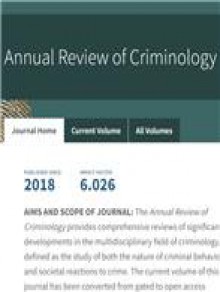 Annual Review Of Criminology期刊