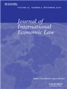 Journal Of International Economic Law期刊