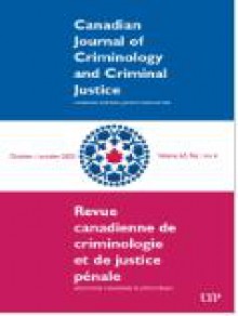 Canadian Journal Of Criminology And Criminal Justice期刊