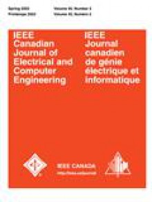 Ieee Canadian Journal Of Electrical And Computer Engineering期刊