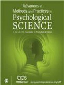 Advances In Methods And Practices In Psychological Science期刊