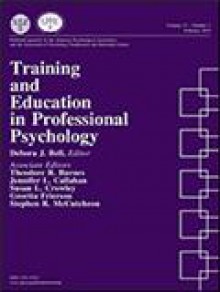 Training And Education In Professional Psychology期刊