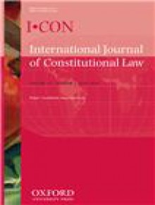 Icon-international Journal Of Constitutional Law期刊