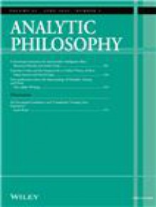 Analytic Philosophy期刊