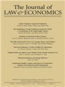 Journal Of Law & Economics期刊