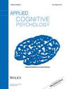 Applied Cognitive Psychology期刊