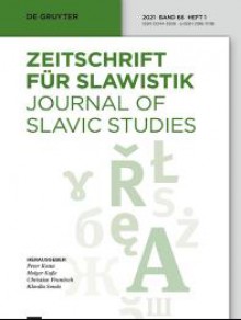 Zeitschrift Fur Slawistik期刊