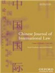 Chinese Journal Of International Law期刊