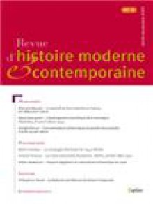 Revue D Histoire Moderne Et Contemporaine期刊