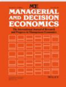 Managerial And Decision Economics期刊