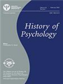 History Of Psychology期刊