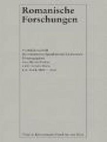 Romanische Forschungen期刊