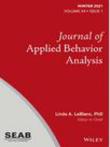 Journal Of Applied Behavior Analysis期刊