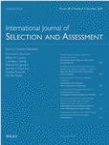 International Journal Of Selection And Assessment期刊