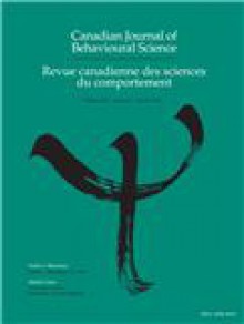 Canadian Journal Of Behavioural Science-revue Canadienne Des Sciences Du Comport期刊