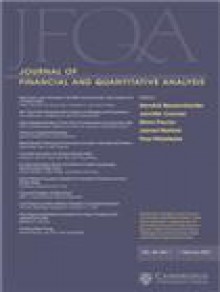 Journal Of Financial And Quantitative Analysis期刊