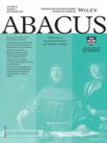 Abacus-a Journal Of Accounting Finance And Business Studies期刊