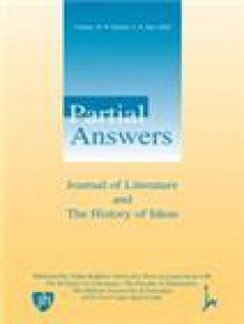 Partial Answers-journal Of Literature And The History Of Ideas期刊