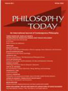 Philosophy Today期刊