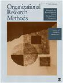 Organizational Research Methods期刊