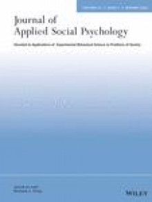 Journal Of Applied Social Psychology期刊