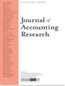 Journal Of Accounting Research期刊