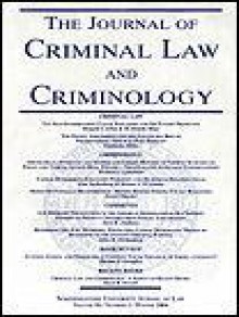 Journal Of Criminal Law & Criminology期刊