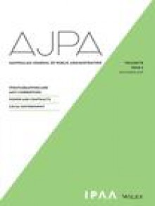 Australian Journal Of Public Administration期刊