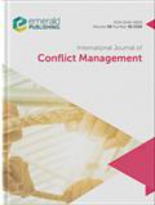 International Journal Of Conflict Management期刊