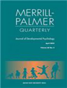 Merrill-palmer Quarterly-journal Of Developmental Psychology期刊