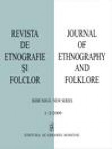 Revista De Etnografie Si Folclor-journal Of Ethnography And Folklore