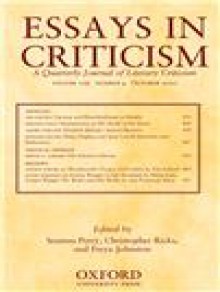 Essays In Criticism期刊