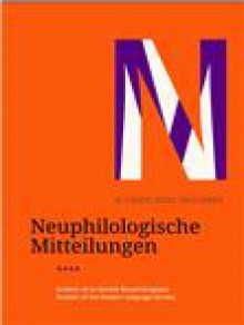 Neuphilologische Mitteilungen期刊