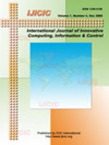 International Journal Of Innovative Computing Information And Control期刊