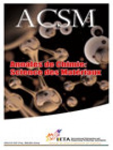 Annales De Chimie-science Des Materiaux期刊