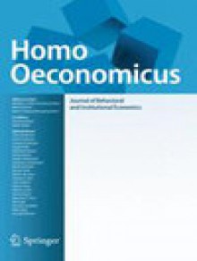 Homo Oeconomicus-journal Of Behavioral And Institutional Economics期刊