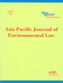 Asia Pacific Journal Of Environmental Law期刊