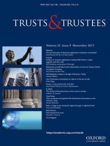 Trusts & Trustees期刊